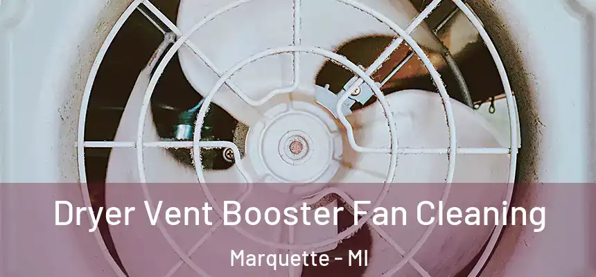 Dryer Vent Booster Fan Cleaning Marquette - MI
