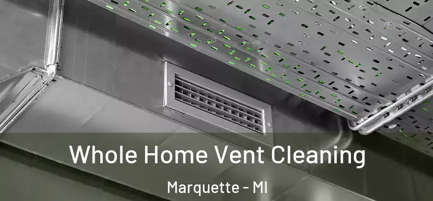 Whole Home Vent Cleaning Marquette - MI